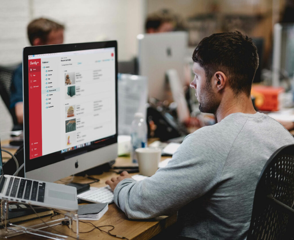 Employee using IT assets.